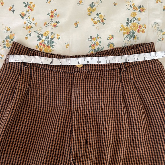 Big Bud Press Brown Checkered Trousers - Picture 4 of 8